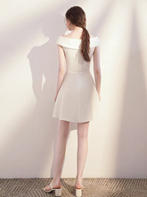 將圖片載入圖庫檢視器，The Patsy White Off Shoulder Dress - WeddingConfetti
