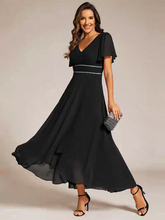 將圖片載入圖庫檢視器，The Armenia Flare Short Sleeves Gown (Available in 3 Colours) - WeddingConfetti