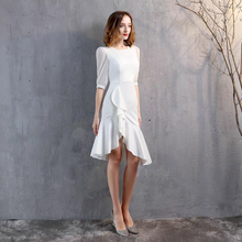 將圖片載入圖庫檢視器，The Panoma Long Sleeves Ruffled Dress (Available in 3 Colours) - WeddingConfetti