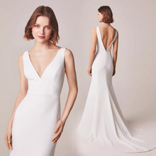 將圖片載入圖庫檢視器，The Sinclair Wedding Bridal Sleeveless Gown - WeddingConfetti