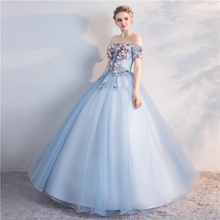 將圖片載入圖庫檢視器，The Merilyn Off Shoulder Ball Gown (Available in 2 Colours) - WeddingConfetti
