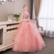 將圖片載入圖庫檢視器，The Madelyn Pink Sleeveless Ball Gown - WeddingConfetti