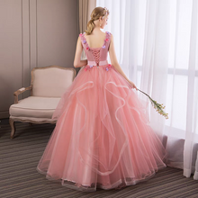 將圖片載入圖庫檢視器，The Madelyn Pink Sleeveless Ball Gown - WeddingConfetti