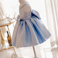 將圖片載入圖庫檢視器，The Lara Blue Flower Girl Dress - WeddingConfetti