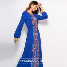 將圖片載入圖庫檢視器，The Shazly Long Sleeve Gown (Various Colours) - WeddingConfetti