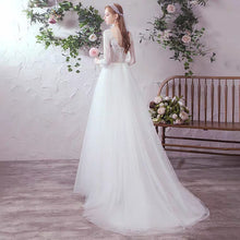 將圖片載入圖庫檢視器，The Adrienne Wedding Bridal Long Sleeves Gown - WeddingConfetti