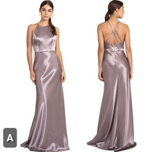 將圖片載入圖庫檢視器，The Lorde Satin Bridesmaid Dress (4 Different Designs) - WeddingConfetti