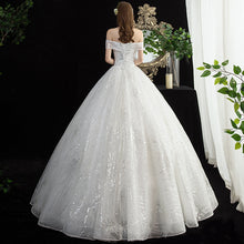 將圖片載入圖庫檢視器，The Delaine Wedding Bridal Off Shoulder Gown - WeddingConfetti