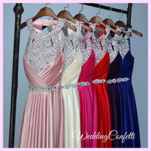 將圖片載入圖庫檢視器，The Lovelia Halter Evening Gown (Many Colours Available) - WeddingConfetti