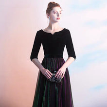 將圖片載入圖庫檢視器，The Rita Black Ombre Long Sleeves Gown - WeddingConfetti