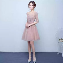 將圖片載入圖庫檢視器，The Rosalyn Pink Short Dress - WeddingConfetti