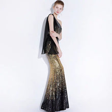 將圖片載入圖庫檢視器，The Lynne Sequined Ombre Gown - WeddingConfetti