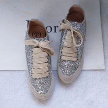 將圖片載入圖庫檢視器，Wedding Bridal Gold / Silver / Black Glitter Sneakers - WeddingConfetti