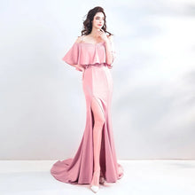 將圖片載入圖庫檢視器，The Pennicily Pink Off Shoulder Dress - WeddingConfetti