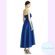 將圖片載入圖庫檢視器，The Raquel Satin Tube Dress - WeddingConfetti