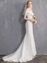 將圖片載入圖庫檢視器，The Renalyda Wedding Bridal Lace Off Shoulder Gown - WeddingConfetti