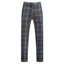 將圖片載入圖庫檢視器，Vauseton Groom Men's Checkered Suit Jacket, Vest and Pants (3 Piece) - WeddingConfetti