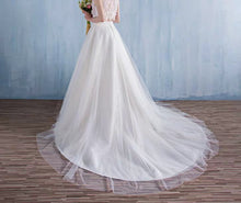 將圖片載入圖庫檢視器，Detachable Train (Tulle) - WeddingConfetti