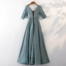 將圖片載入圖庫檢視器，The Cailey Iridescent Long Sleeves Gown (Available in 4 colours) - WeddingConfetti