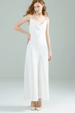將圖片載入圖庫檢視器，The Franca White Satin Dress - WeddingConfetti