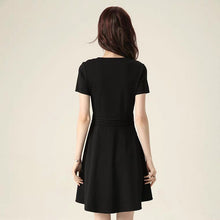 將圖片載入圖庫檢視器，The Vanesse Black Short Sleeves Dress - WeddingConfetti