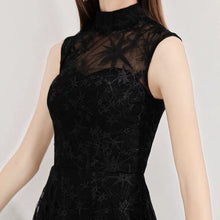 將圖片載入圖庫檢視器，The Lorelie High Collar Lace Sleeveless Dress (Available in 2 colours) - WeddingConfetti