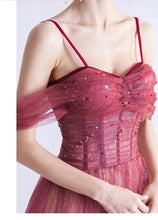 將圖片載入圖庫檢視器，The Kristen Off Shoulder Ombre Pink Gown - WeddingConfetti