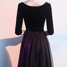 將圖片載入圖庫檢視器，The Rita Black Ombre Long Sleeves Gown - WeddingConfetti