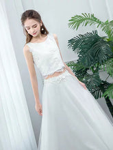 將圖片載入圖庫檢視器，The Eartha Wedding Bridal Crop Top Maxi &amp; Skirt (Customisable) - WeddingConfetti