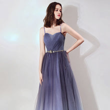 將圖片載入圖庫檢視器，The Cassie Blue Ombre Sleeveless Gown - WeddingConfetti