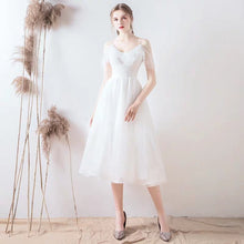 將圖片載入圖庫檢視器，The Laylene Off Shoulder Bohemian Wedding Dress - WeddingConfetti
