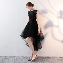 將圖片載入圖庫檢視器，The Louise Sleeveless Black Gown - WeddingConfetti
