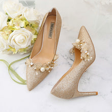 將圖片載入圖庫檢視器，The Rhesa Wedding Bridal Heels - WeddingConfetti