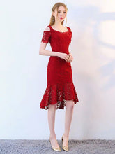 將圖片載入圖庫檢視器，The Keridia Off Shoulder Black / Red Lace Dress (Available In 2 Colours) - WeddingConfetti
