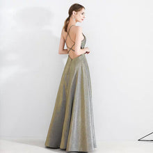 將圖片載入圖庫檢視器，The Kris Ombre Gold Sleeveless Gown - WeddingConfetti