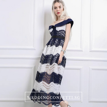 將圖片載入圖庫檢視器，The Rosatel Lace Off Shoulder Gown - WeddingConfetti