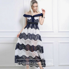 將圖片載入圖庫檢視器，The Rosatel Lace Off Shoulder Gown - WeddingConfetti