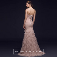將圖片載入圖庫檢視器，The Carlista Beige / Red Tube Dress - WeddingConfetti