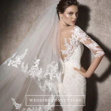 將圖片載入圖庫檢視器，The Rossana Wedding Bridal Long Sleeves Gown (Customisable) - WeddingConfetti