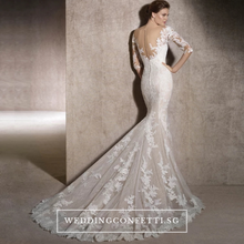 將圖片載入圖庫檢視器，The Rossana Wedding Bridal Long Sleeves Gown (Customisable) - WeddingConfetti