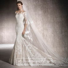 將圖片載入圖庫檢視器，The Rossana Wedding Bridal Long Sleeves Gown (Customisable) - WeddingConfetti