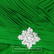 將圖片載入圖庫檢視器，The Zemmerline Long Sleeves A line Gown - WeddingConfetti
