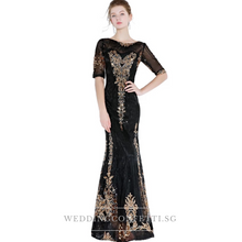 將圖片載入圖庫檢視器，The Perise Black Long Sleeves Dress - WeddingConfetti