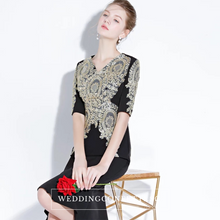 將圖片載入圖庫檢視器，The Pezice Black Long Sleeves Dress - WeddingConfetti