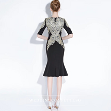將圖片載入圖庫檢視器，The Pezice Black Long Sleeves Dress - WeddingConfetti
