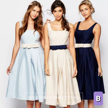 將圖片載入圖庫檢視器，The Brittany Bridesmaid Bow Dress (Available in 2 Designs) - WeddingConfetti