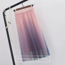 將圖片載入圖庫檢視器，The Falista Ombre skirt - WeddingConfetti