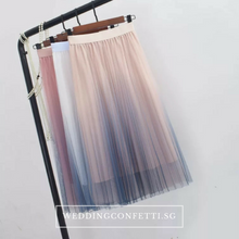 將圖片載入圖庫檢視器，The Falista Ombre skirt - WeddingConfetti