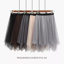 將圖片載入圖庫檢視器，The Lorraine Bridesmaid Layered Tulle Skirt - WeddingConfetti