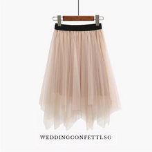 將圖片載入圖庫檢視器，The Lorraine Bridesmaid Layered Tulle Skirt - WeddingConfetti